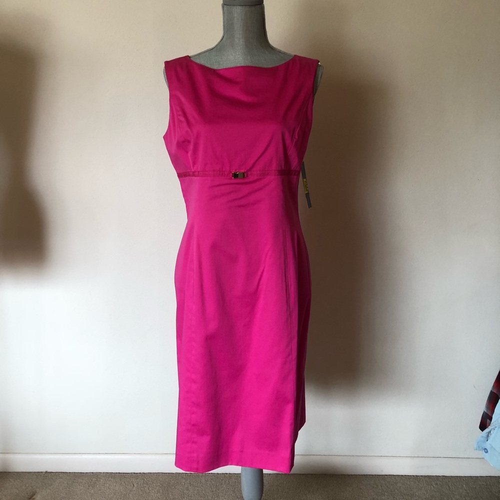 Hot pink dress